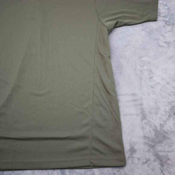 Zero Restriction Shirt Mens L Green Short Sleeve Chest Button Collared Top - Picture 14 of 16